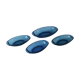 Set de 4 coupelles bleues type Vereco