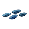 Set de 4 coupelles bleues type Vereco
