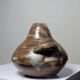 Petit vase brutaliste artisanal céramique vernissée début des années 2000