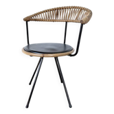 Chaise rotin Dirk Van Sliedregt