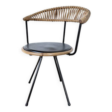 Chaise rotin Dirk Van Sliedregt