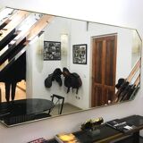 Mirror Italian two-tone exceptional 1970 200x100cm