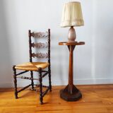 Art Deco brutalist oak harness
