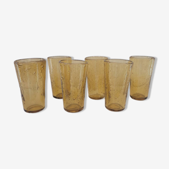 Mouth blown glasses 1980