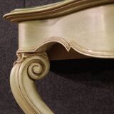 Lacquered and painted Italian console