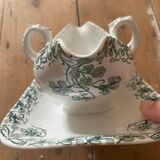Saucière BFK Boch Frères Keramis modèle Capucines