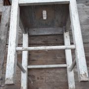 Patinated workshop stool 1930