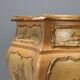 Antique bedside tables in Baroque style, wooden, Italy, 20th century.
