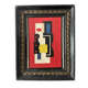 Huile sur toile style cubiste "Hommage à Fernand Léger"
