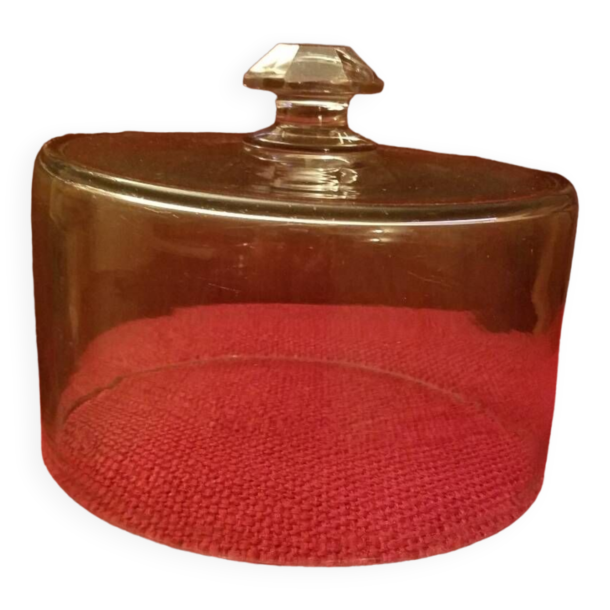 glass cake bell early 20th