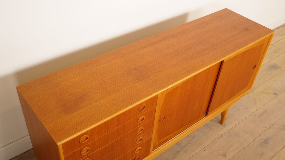 Vintage sideboard | Teak | 160 cm | Model Borgia