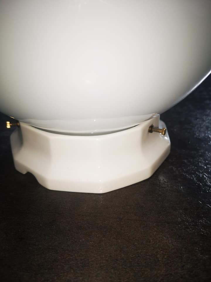 Ceiling lamp opaline globe