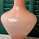 Large pink opaline vase