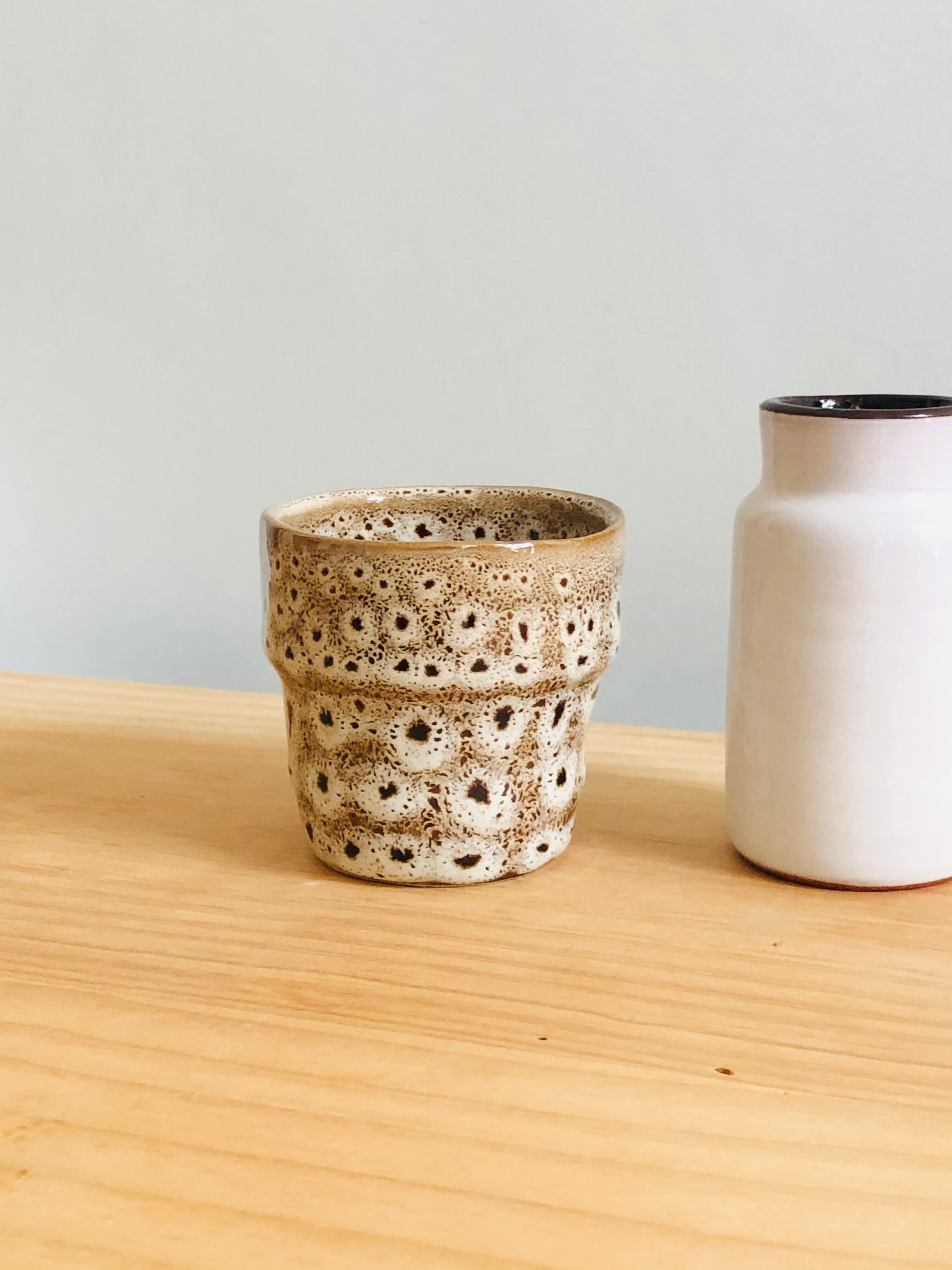 Duo of ceramic pots