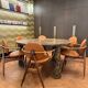 Mangiarotti emperador marble table