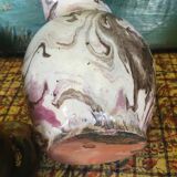 Glazed terracotta carafe