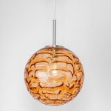 Murano Glass Pink Pendant Light by Doria, Germany, 1970s