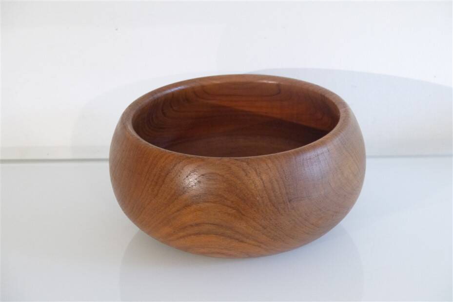 Scandinavian teak trinket tray 1960