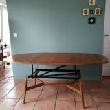 Scandinavian retractable table  60s