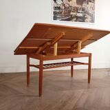 Coffee table with modular system by Folke Ohlsson