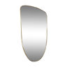 Asymmetrical mirror freeform rearview mirror