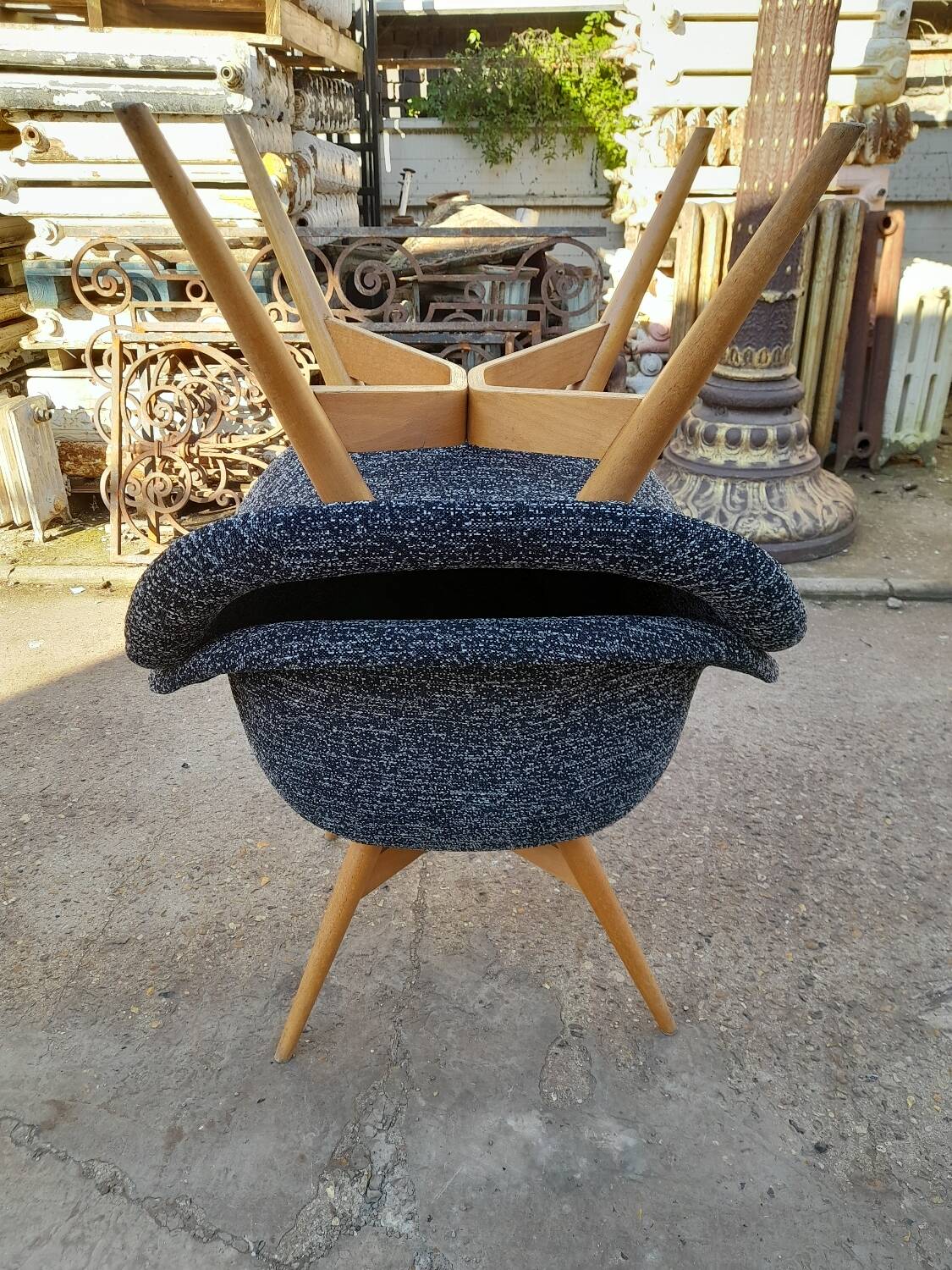 Paire fauteuils tchèques, 1960