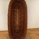Vintage baguette wicker basket