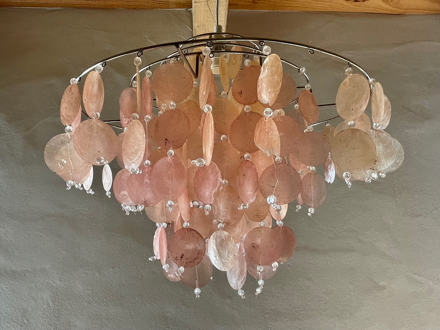 Mother-of-pearl chandelier