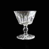 "Pyramid" crystal liquer glass designed by Fritz Kallenborg for Kosta Boda Sweden mid-century. Price