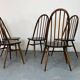 Vintage Scandinavian Style Dining Chairs by Lucian Ercolani for Ercol, Set of 5, 1960s
