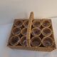 1930 wicker liqueur service basket