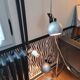 Two-light floor lamp with removable magnetic Eyes Ball.
