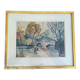 Jacques laplace (1890-1955) watercolor - 21 x 29 cm - signed and dated 1921