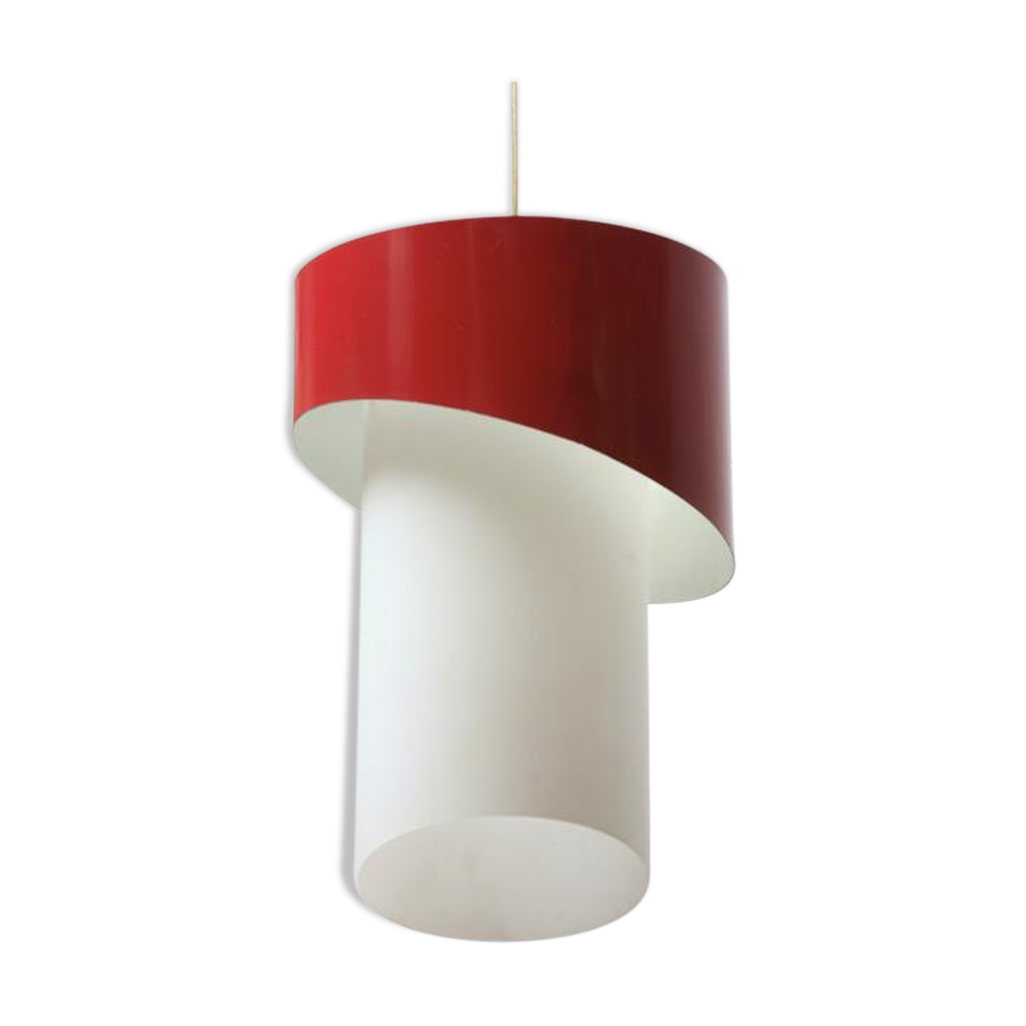 Philips 1960 s opal glass lamp