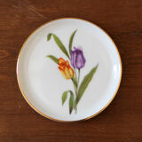 6 vintage furstenberg flower coasters