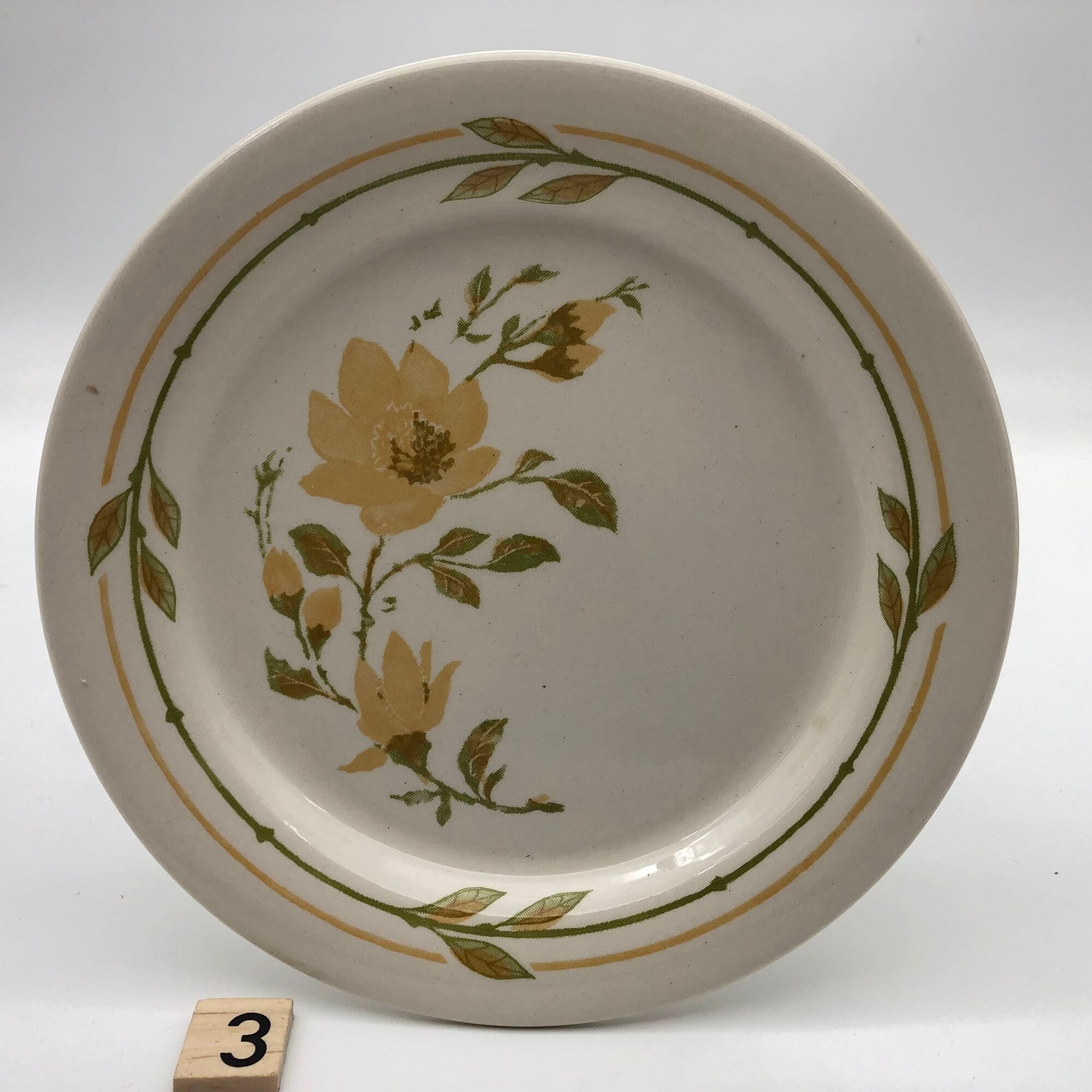 6 Dessert plates stamped "EIT-England"