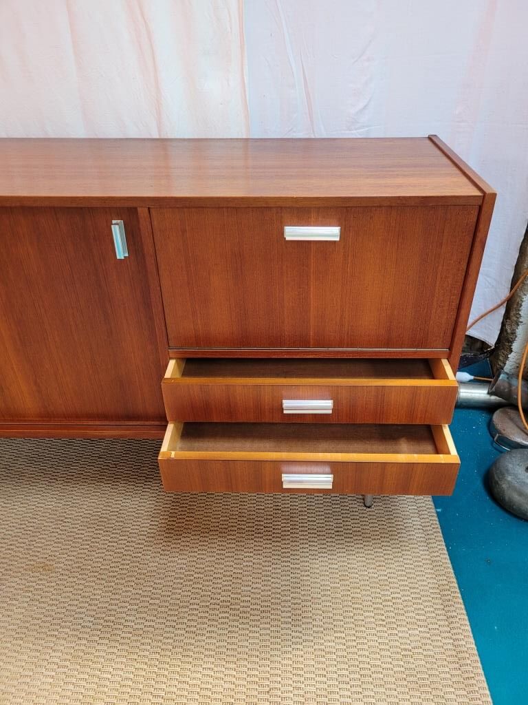Sideboard 70s plated teak.
