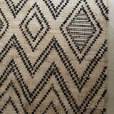 Tapis kilim, chanvre et coton tissé à la main