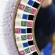 Vintage earthenware mirror 1970
