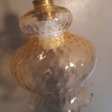 Tulip suspension amber glass, vintage
