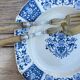 6 assiettes Terre de Fer Gien Ibis