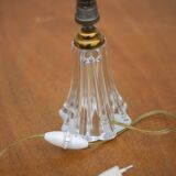 Lampe cristal vintage, lampe de table, lampe à poser cristal