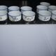 Lot de 11 ramequins côtelés - porcelaine décors Barbeaux