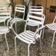 Ensemble de chaises et fauteuils de jardin Tolix 1950