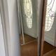 Beveled mirror 142 x 39 cm from the 70s