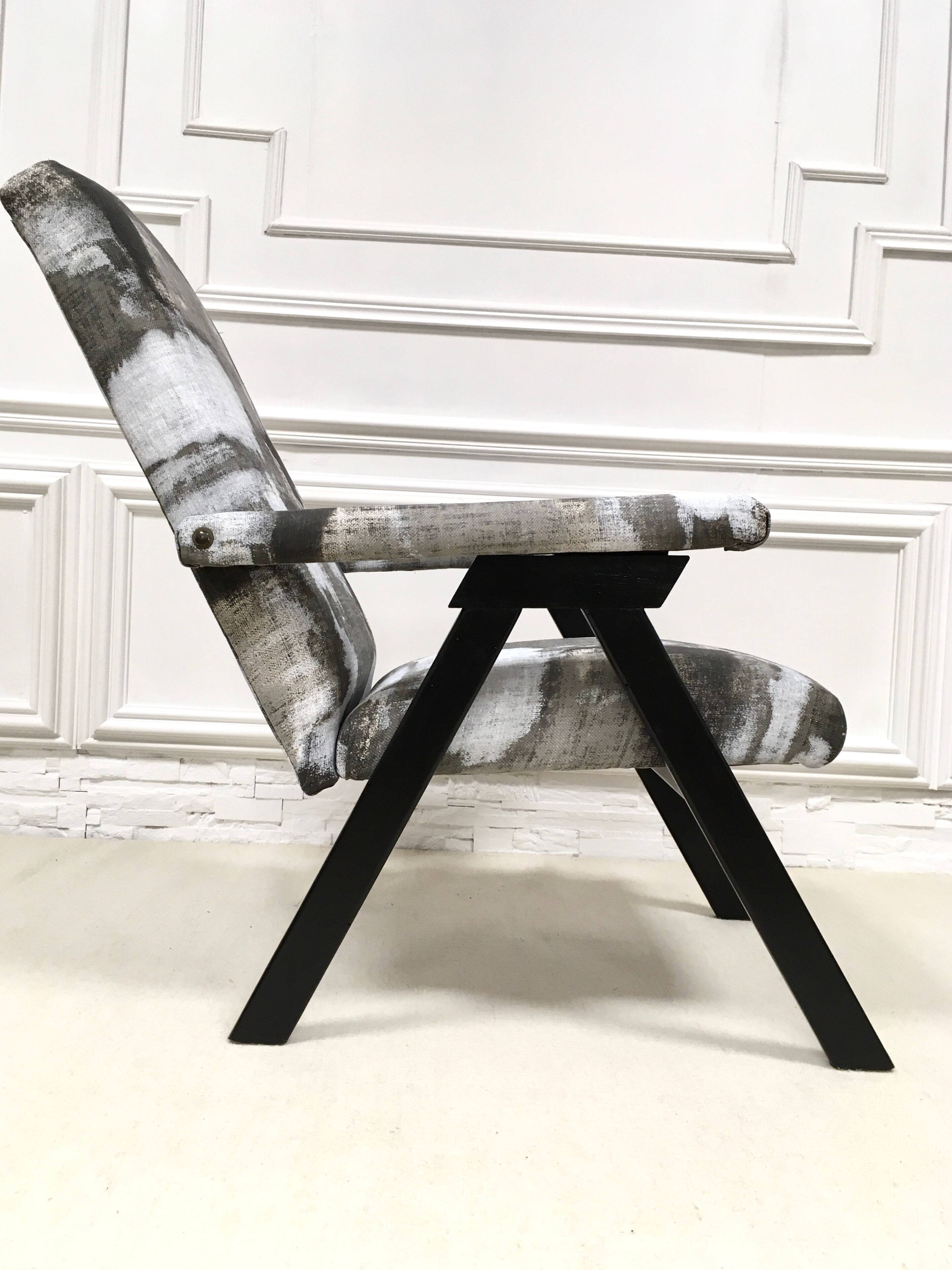 Restored Scandinavian armchair