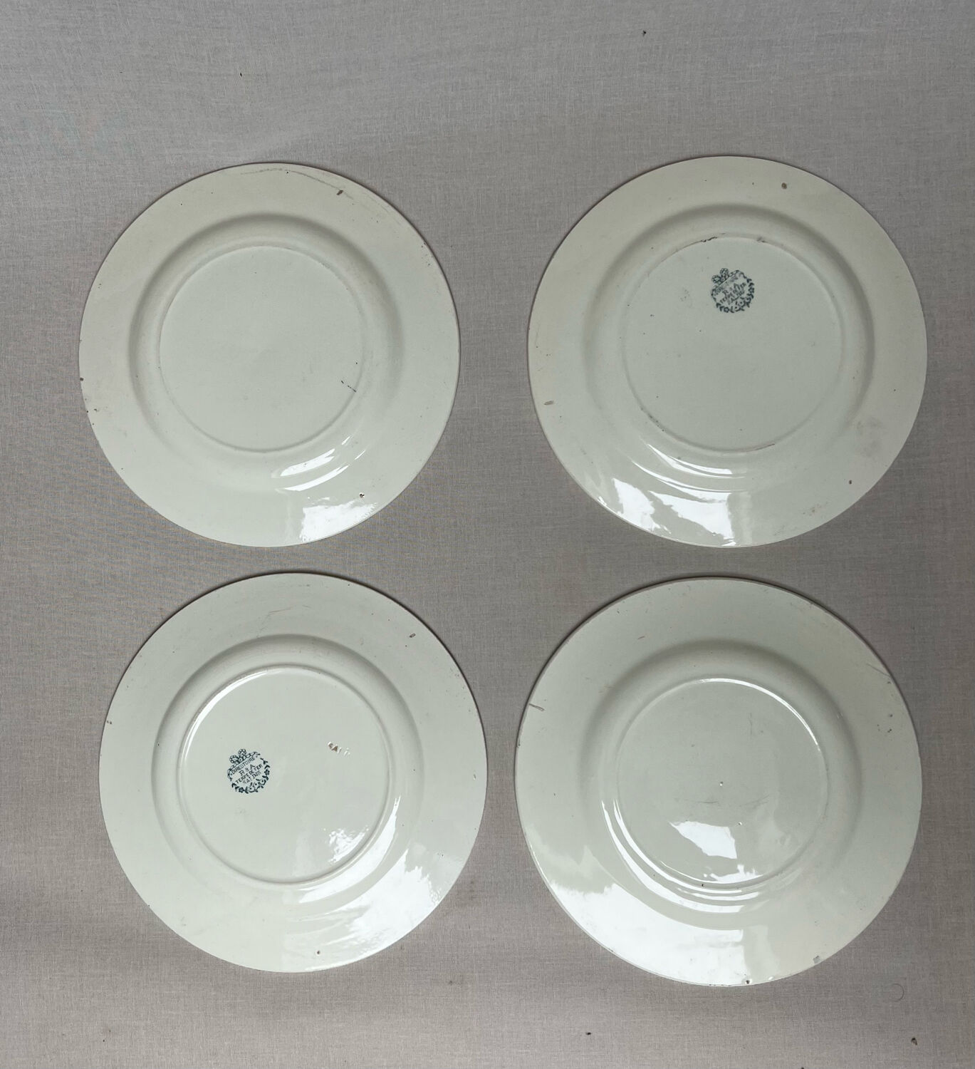 Set of 4 plates Terre de fer plates
