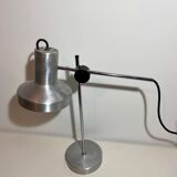 Brushed aluminum desk lamp