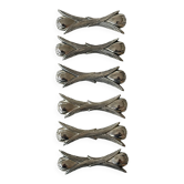 6 metal knife rests Silea