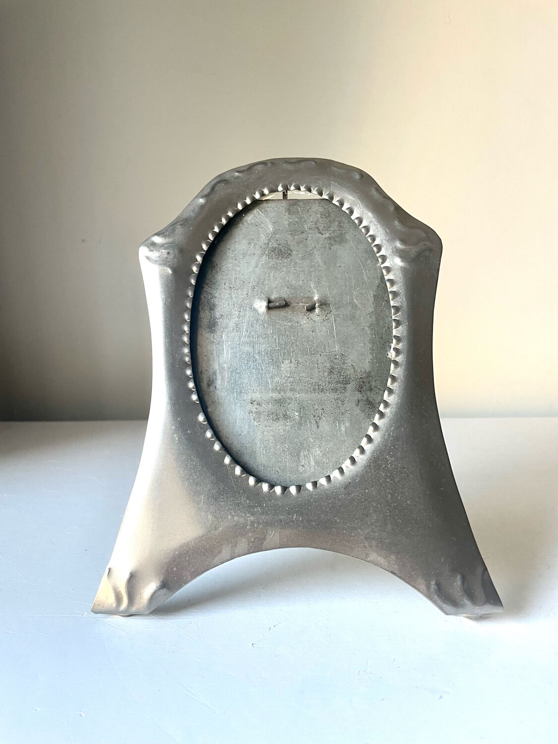 Art nouveau metal picture frame